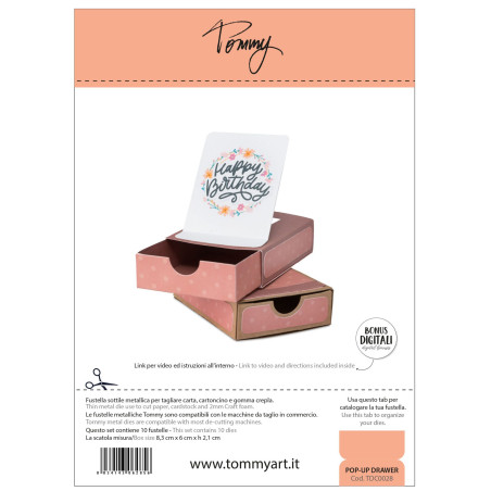 Tommy Design Fustella Pop-up Drawer