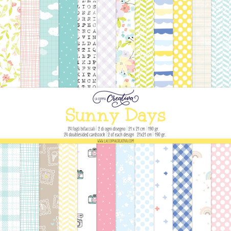 La Coppia Creativa Paper Pad SUNNY DAYS 21x21cm