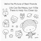 My Favorite Things We're the Picture of Best Friends Clear Stamps