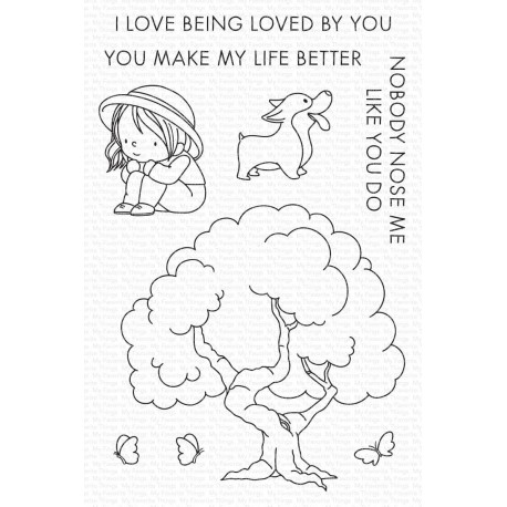 My Favorite Things Nobody Nose Me Like You Do Clear Stamps