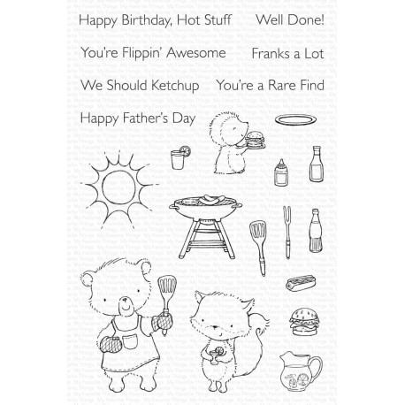 My Favorite Things Backyard BBQ Clear Stamps