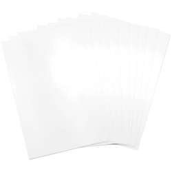 Sizzix Shrink Plastic White 10fg 664678