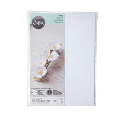 Sizzix Shrink Plastic White 10fg 664678