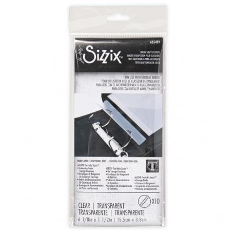 Sizzix Storage Accessory - Binder Adapter Strips by Tim Holtz 10pz 665499