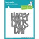 LAWN FAWN Giant Happy Dad's Day Cuts