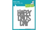 LAWN FAWN Giant Happy Dad's Day Cuts