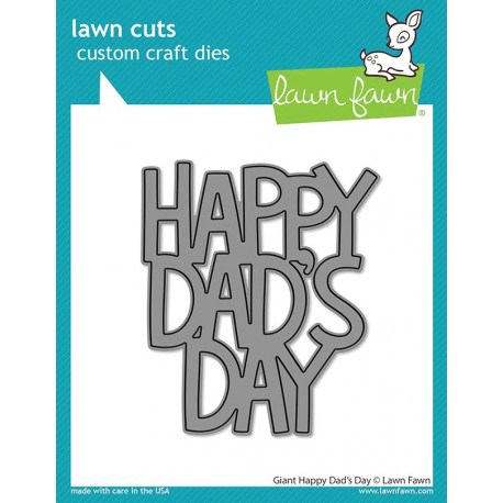 LAWN FAWN Giant Happy Dad's Day Cuts