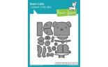 LAWN FAWN Tiny Gift Box Dog Add-On Cuts