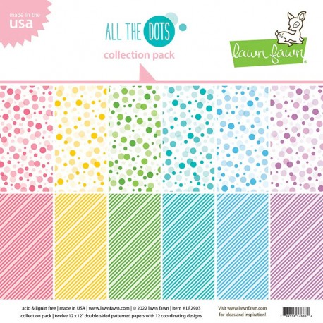 LAWN FAWN All The Dots Collections Pack 30x30m