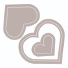 Framelits Die Set 6pz - Heart Frames 665661