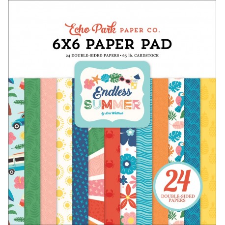 Echo Park Endless Summer Paper Pad 15x15cm