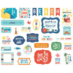 Echo Park Endless Summer Ephemera 33pz