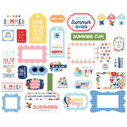 Echo Park My Favorite Summer Frames & Tags 33pz