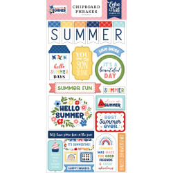 Echo Park My Favorite Summer Chipboard Frames