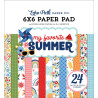 Echo Park My Favorite Summer Paper Pad 15x15cm