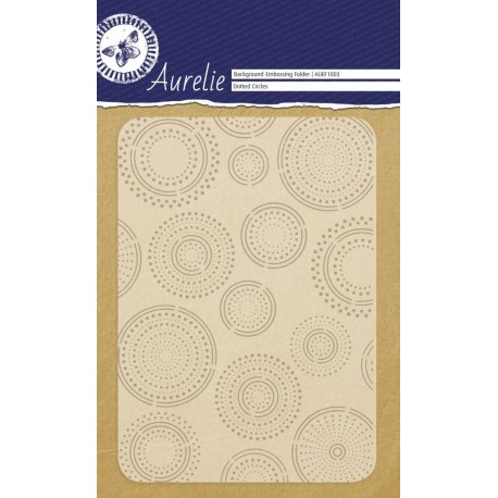 Aurelie Dotted Circles Background Embossing Folder