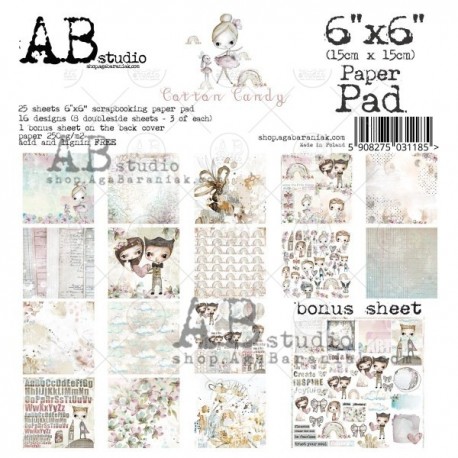 ABstudio Cotton Candy Paper Pad 15x15m