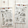 PaperNova Design Light Soul Happy Clear Stamp