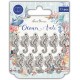 Craft Consortium Ocean Tale Metal Charms Seahorse