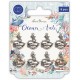 Craft Consortium Ocean Tale Metal Charms Anchors