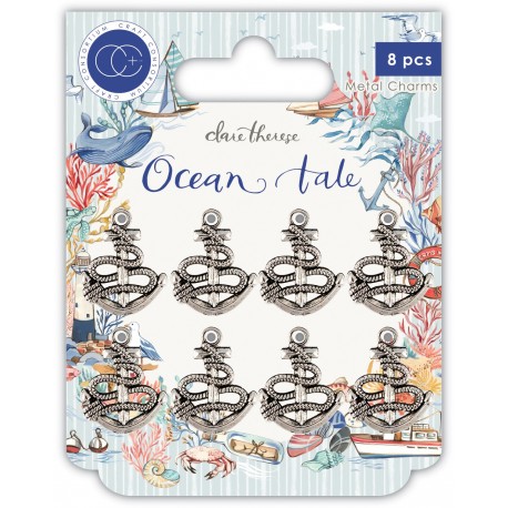 Craft Consortium Ocean Tale Metal Charms Anchors