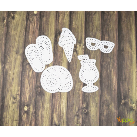 YupplaCraft I Ricamelli Stencil - Voglia D'estate