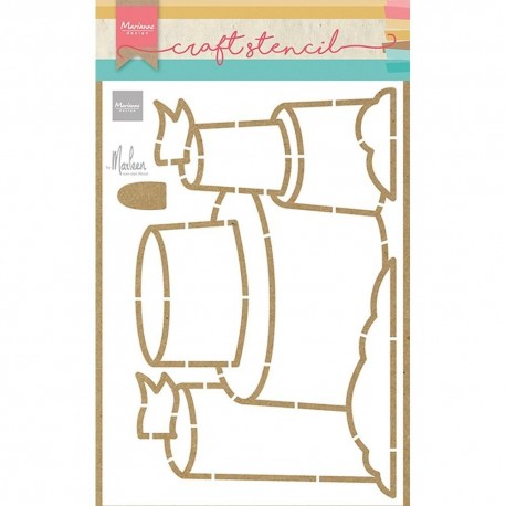 Marianne Design Craft Stencil Sandcastle