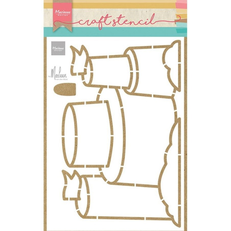 Marianne Design Craft Stencil Sandcastle