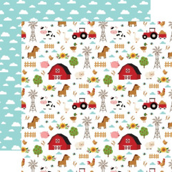Echo Park Fun On The Farm Collection Kit 30x30cm