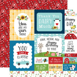 Echo Park Fun On The Farm Collection Kit 30x30cm