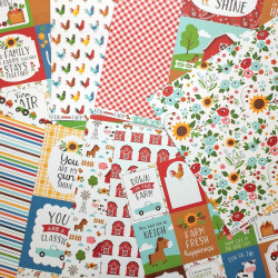 Echo Park Fun On The Farm Collection Kit 30x30cm