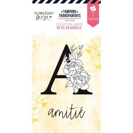 Florileges Clear Stamp Lettre A Fleurie
