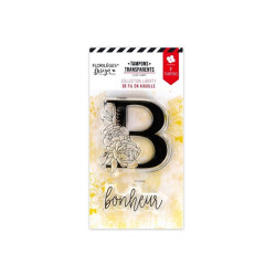 Florileges Clear Stamp Lettre B Fleurie