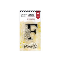Florileges Clear Stamp Lettre F Fleurie