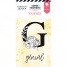 Florileges Clear Stamp Lettre G Fleurie