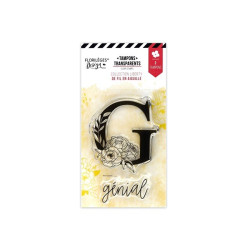 Florileges Clear Stamp Lettre G Fleurie