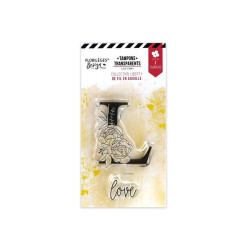 Florileges Clear Stamp LettreL Fleurie