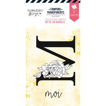 Florileges Clear Stamp Lettre M Fleurie