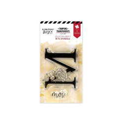 Florileges Clear Stamp Lettre M Fleurie