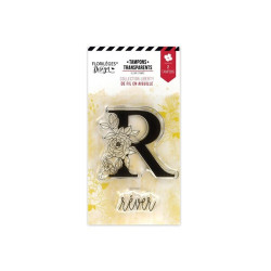 Florileges Clear Stamp Lettre R Fleurie