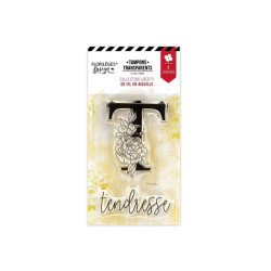 Florileges Clear Stamp Lettre T Fleurie