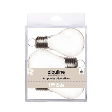 3 LAMPADINE DECORATIVE