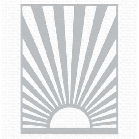 My Favorite Things Sunny Rays Stencil