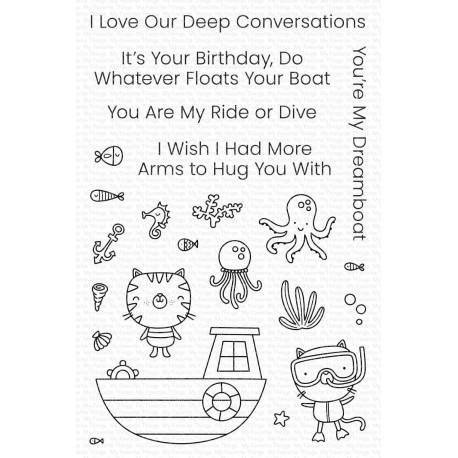 My Favorite Things Ride or Dive Clear Stamps