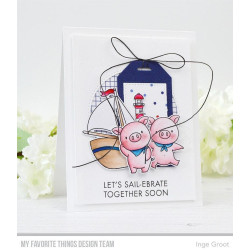 My Favorite Things Pig Time Fun Clear Stamps