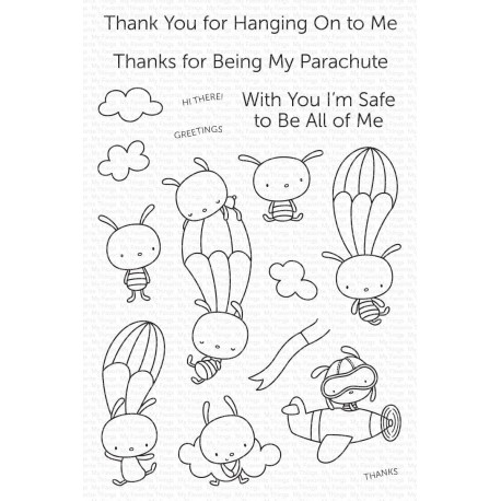 My Favorite Things Parachute Pals Clear Stamps