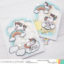 Mama Elephant A UNICORN'S DREAM Clear Stamp