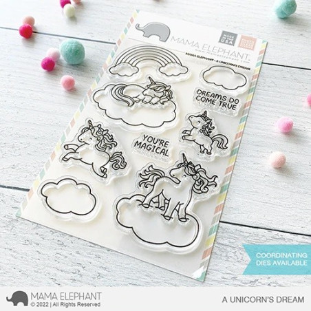 Mama Elephant A UNICORN'S DREAM Clear Stamp