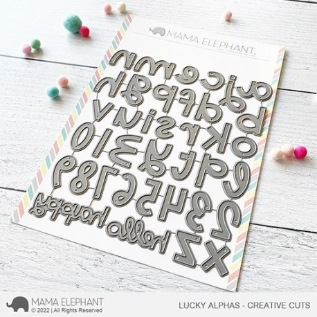 Mama Elephant LUCKY ALPHAS CREATIVE CUTS