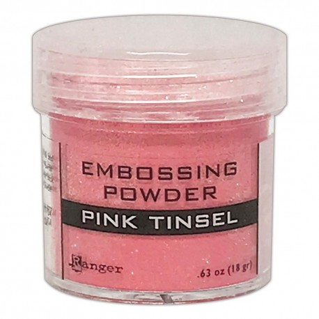 Ranger Embossing Powder Pink Tinsel